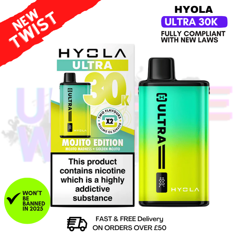 Mojito Edition Hyola Ultra 30K Puff Prefilled Pod Kit - ukvapeworld