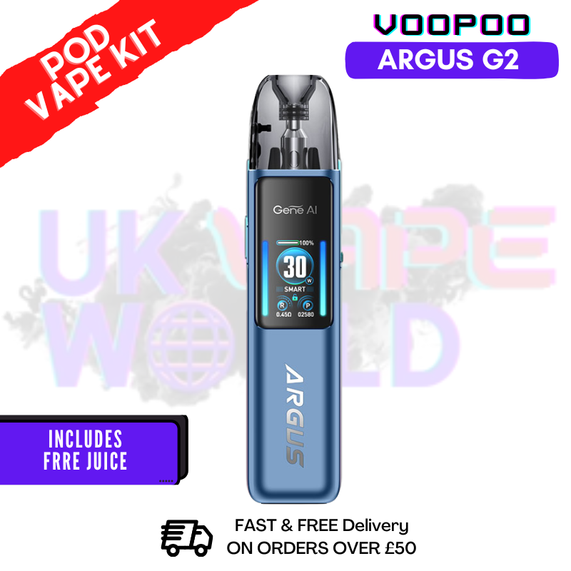 Navy Blue VooPoo Argus G2 Kit - Only £19.99