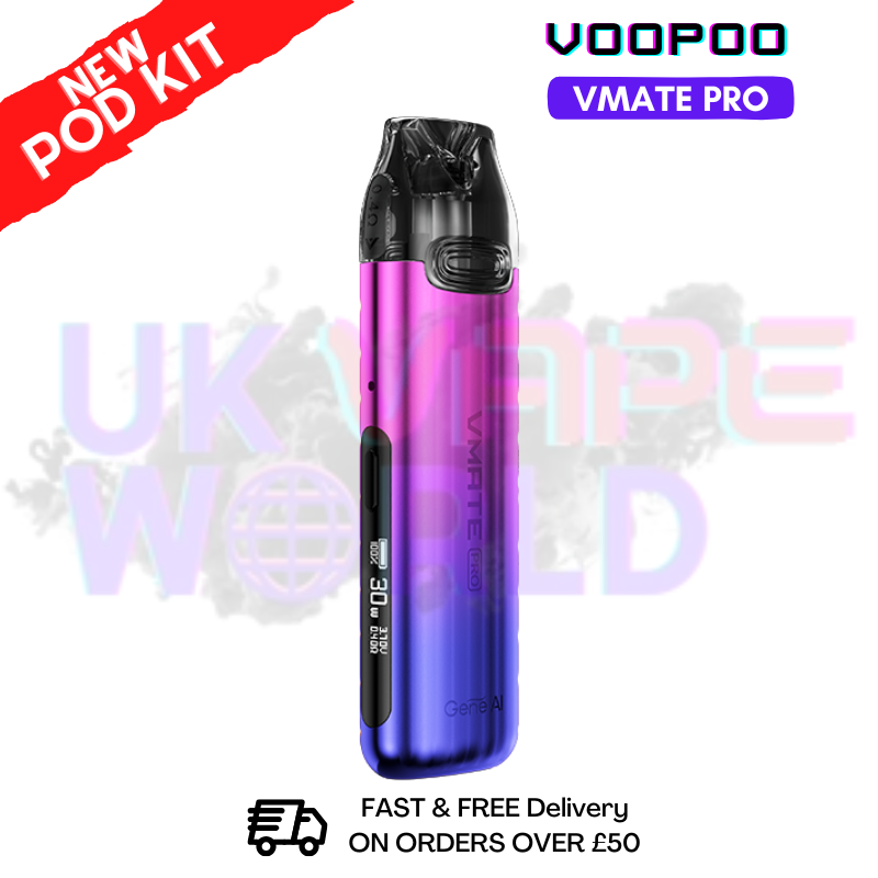 Shop Neon Voopoo Vmate Pro pod Kit + Free Nicsalt - ukvapeworld