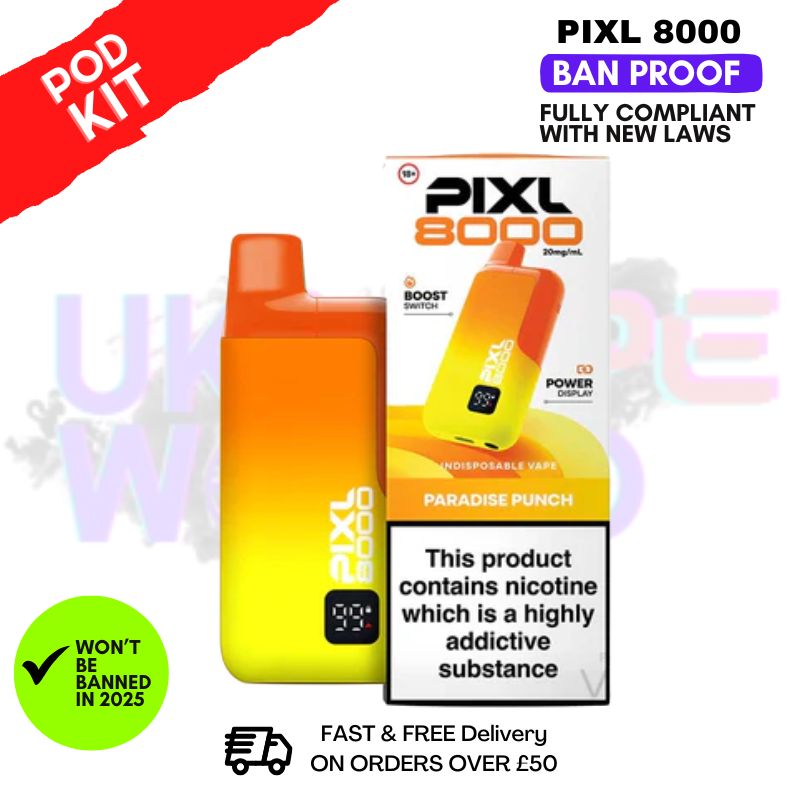 Paradise Punch Pixl 8K 8000 Puff Pod Kit