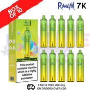 Peachy Mango Pineapple RandM 7000 Puff T7000 Box Of 10 - ukvapeworld