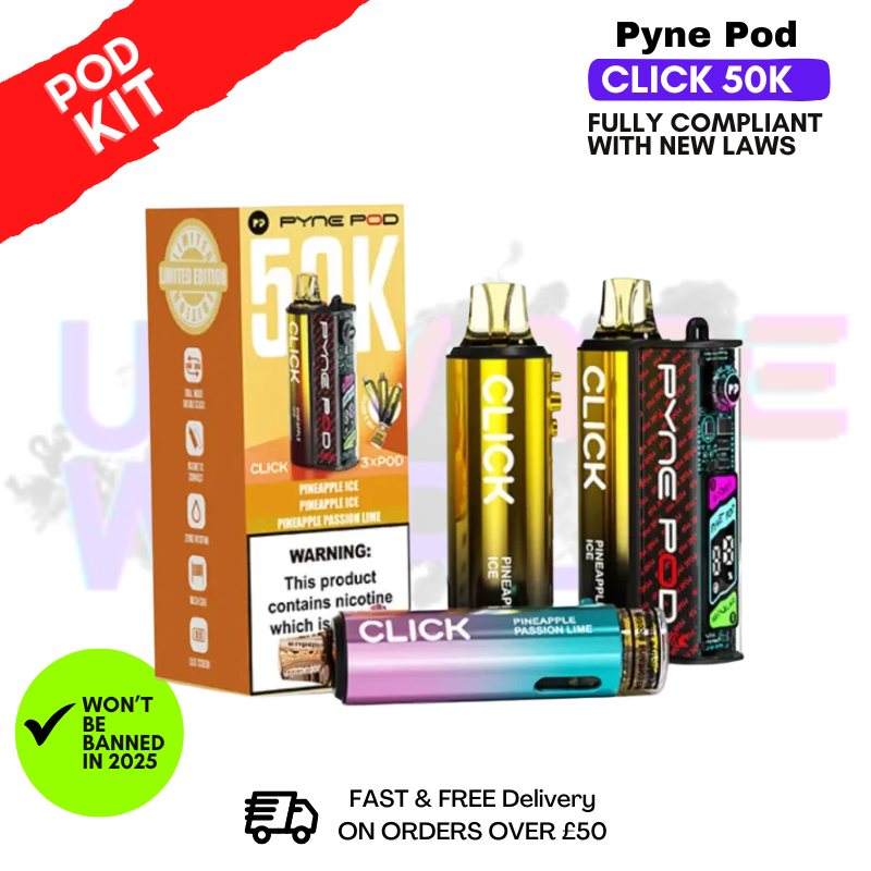 Pineapple Edition Pyne Pod 50K Click Vape Pod Kit