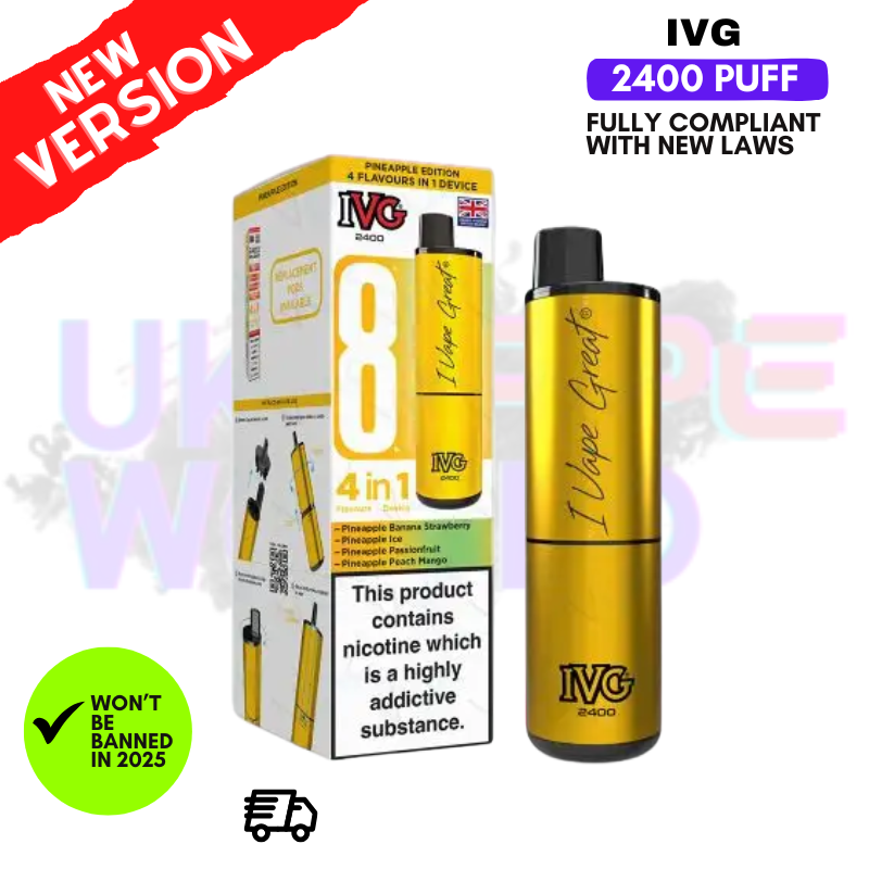 Pineapple Edition IVG 2400 Prefilled Pod Kit
