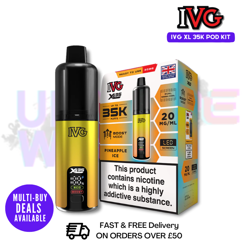 IVG 35K XL 35000 Puff Pen Kit | 3 For £24.90
