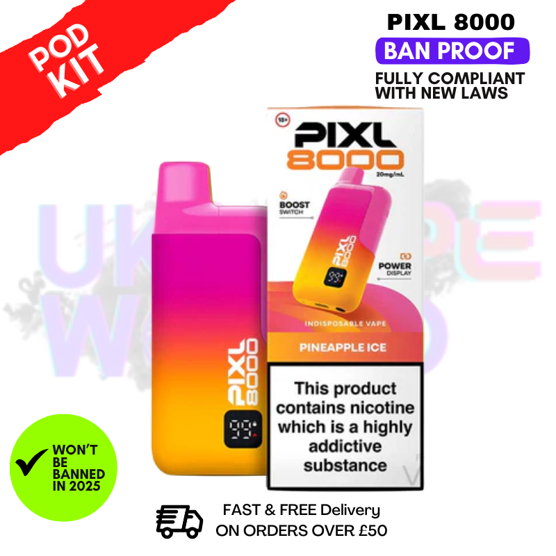 Pineapple Ice Pixl 8K 8000 Puff Pod Kit