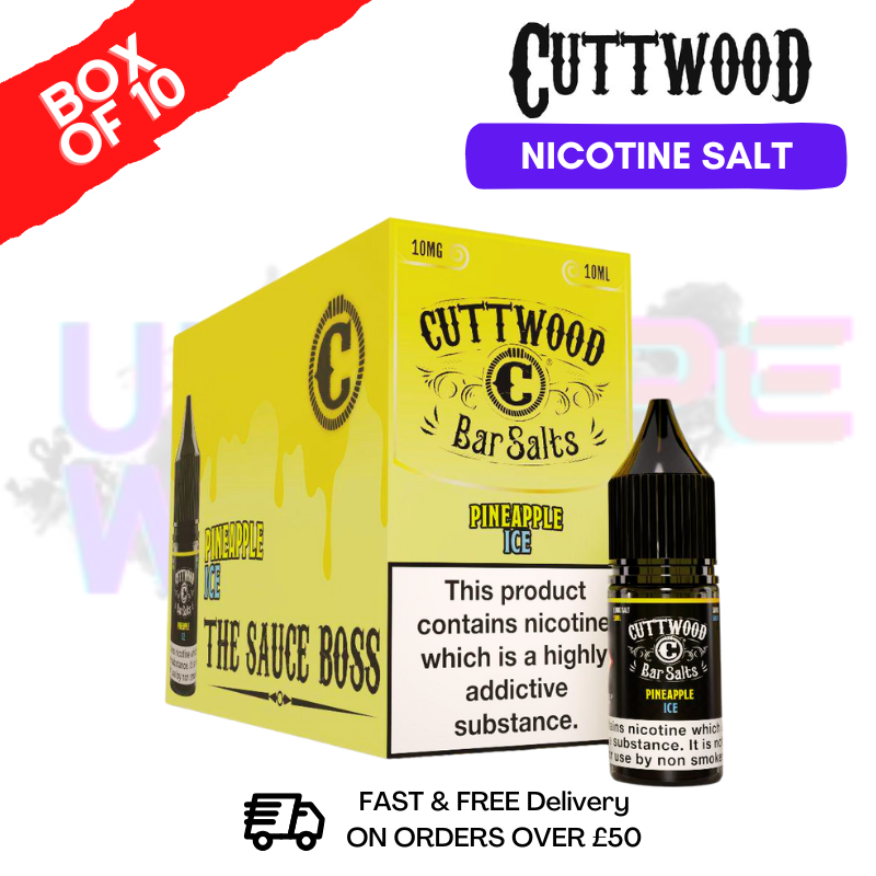 Pineapple ICE Cuttwood Bar Salt BOX OF 10