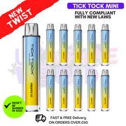 Shop Pineapple Ice Tick Tock Mini 2000 Box Of 10 - UK Vape World