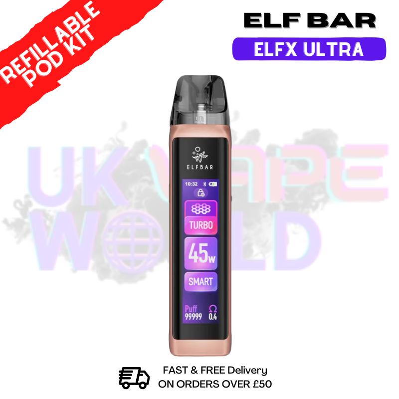 elfbar turbo blaues licht Elfbar ELFA Turbo 550mAh Akku mit Turbo-Taste