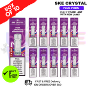 Shop Pink Lemonade SKE Crystal Plus Prefilled Pod Box Of 10 - UK Vape World