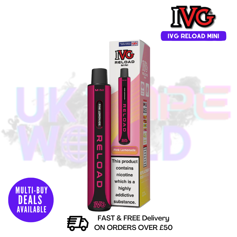 IVG Reload Mini 600 Puff Pod Kit  3 for 9