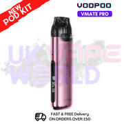 Shop Pink Voopoo Vmate Pro pod Kit + Free Nicsalt - ukvapeworld