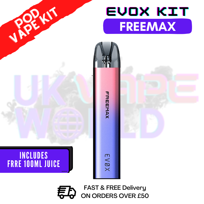 Pink Purple FreeMax Evox Refillable Pod Vape Kit