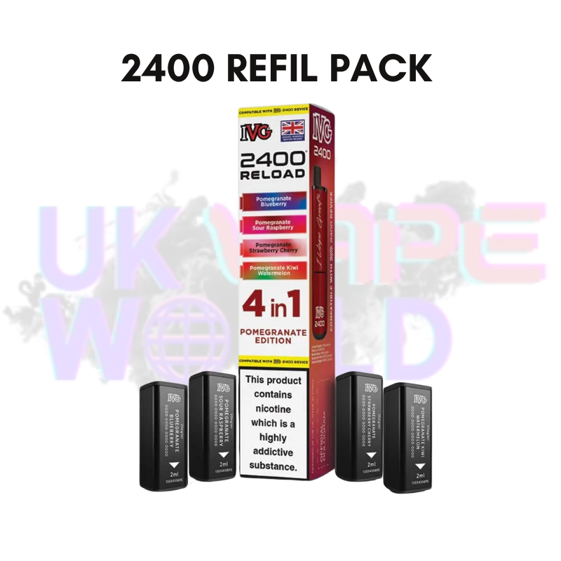 Pomegranate Edition IVG 2400 RELOAD Pods - Box Of 10