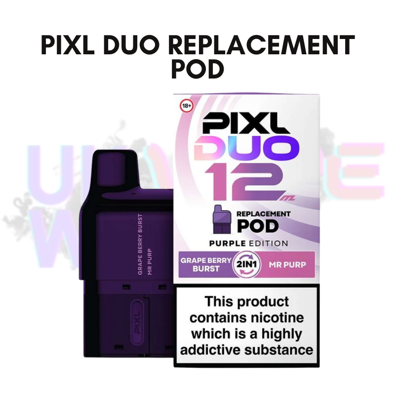 Purple Edition Pixl Duo Replacement Pods - Box Of 10