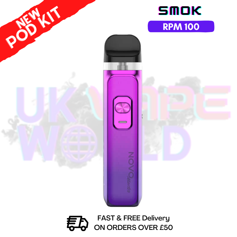 Purple Pink Smok Novo Master 30K Pod Kit + Free Nic Salt (PRICE £12.99) - ukvapeworld