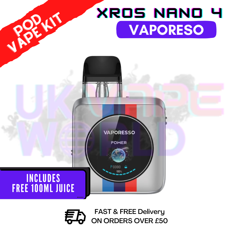 Vaporesso Xros Nano 4 Race Track Pod Vape Kit - 21.99