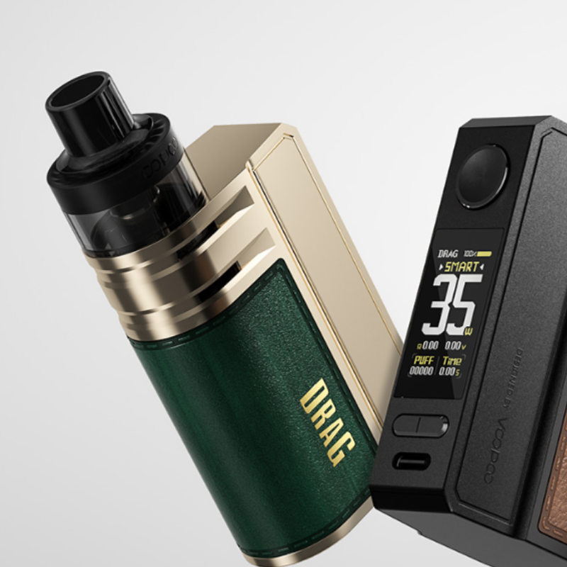 Modern Red Voopoo Drag E60 pod Kit + Free Nicsalt