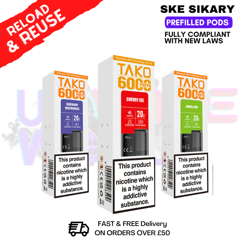 Sikary Tako 6K Replacement Pods - Lowest Price