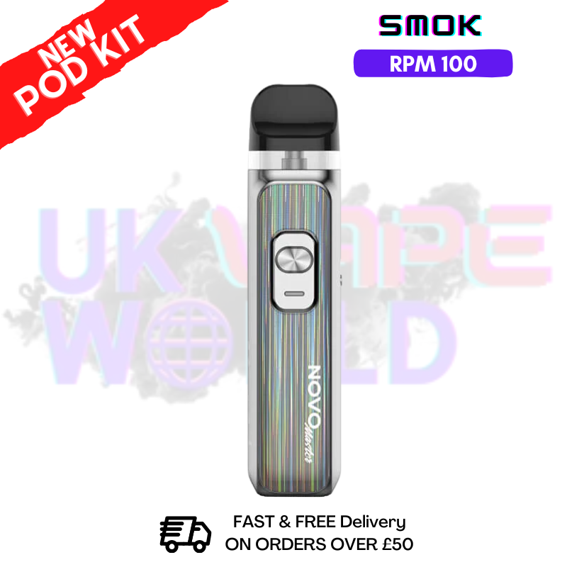 Silver Laser Smok Novo Master 30K Pod Kit + Free Nic Salt (PRICE £12.99) - ukvapeworld