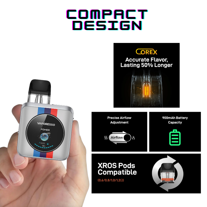 Vaporesso Xros Nano 4 Race Track Pod Vape Kit - 21.99 Vaporesso Xros Nano 4 Race Track Pod Vape Kit - 21.99