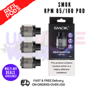 Shop Smok RPM 100 & RPM 85 Replacement Pod [PACK OF 3] - UK Vape World