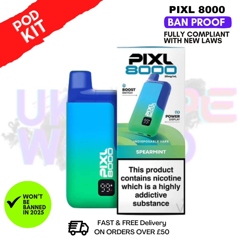 Spearmint Pixl 8K 8000 Puff Pod Kit