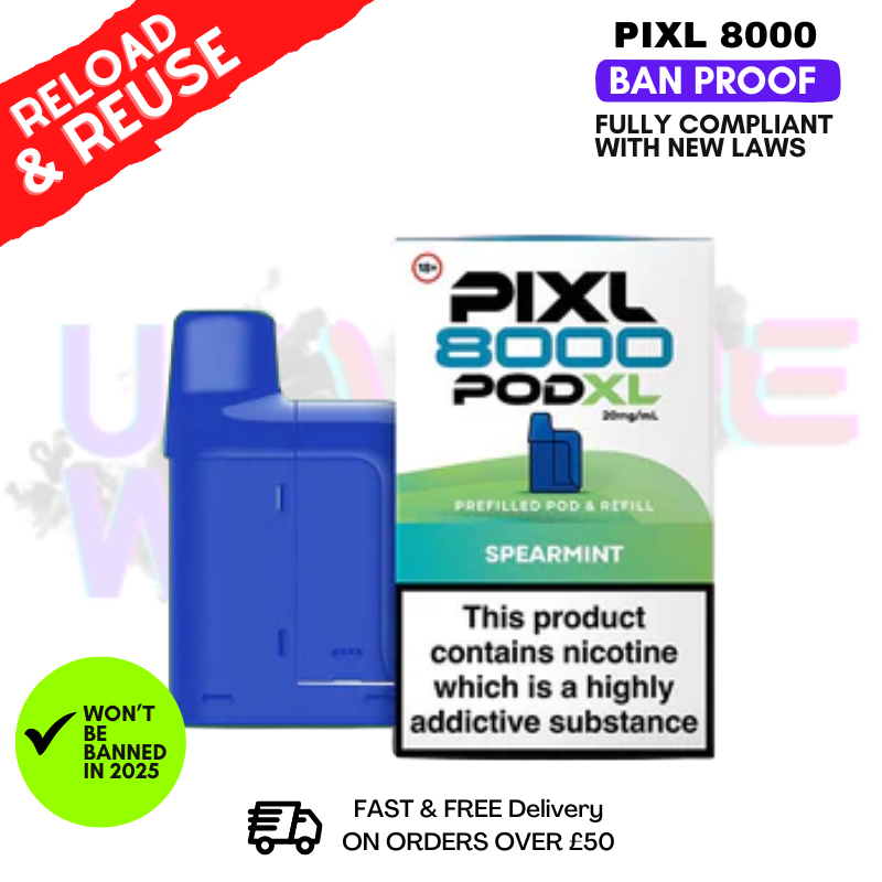 Spearmint Pixl 8K Replacement Pods (Refil Pack)