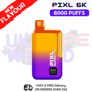Shop Starmix Pixl 6000 6K Puff Disposable Bar - Only £9.99 - UK Vape World
