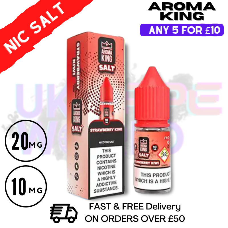 Shop Strawberry Kiwi - Aroma King Nic Salt - UK Vape World