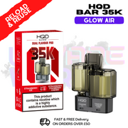 Strawberry ICE  HQD 35K Glow Air Replacement Pods - ukvapeworld