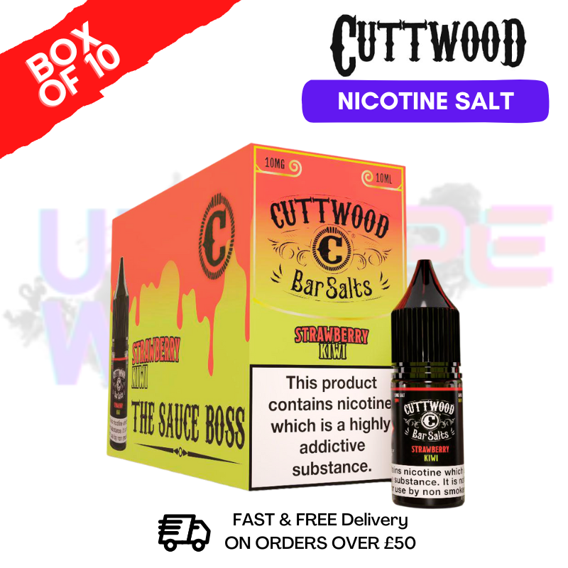 Strawberry Kiwi Cuttwood Bar Salt BOX OF 10 - ukvapeworld