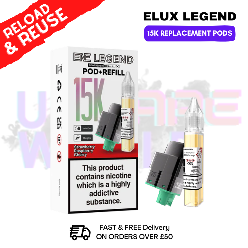 Strawberry Raspberry Cherry Ene 15K Replacement Pods - Lowest Price - ukvapeworld