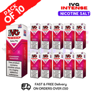 Strawberry Sensation IVG Intense Nic Salt Box Of 10