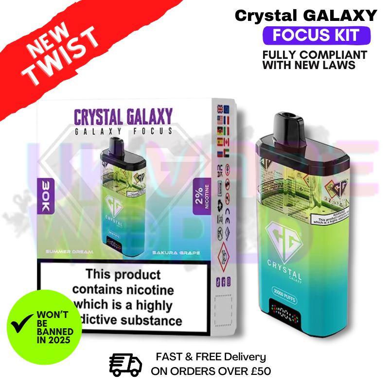 Shop Summer Dream Crystal Galaxy 30K Puff Kit - UK Vape World