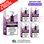 Hayati 25K Summer Dream Replacement Pods Box Of 5 - ukvapeworld