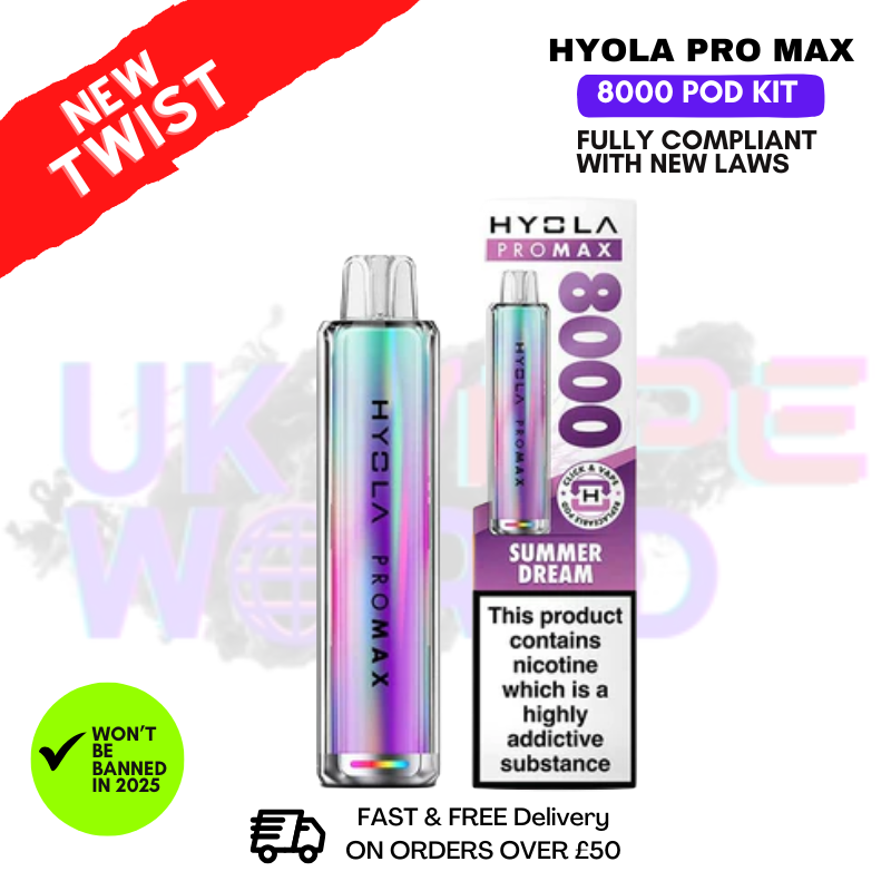 Summer Dream Hyola Pro Max 8000 Puff Prefilled Pod Kit