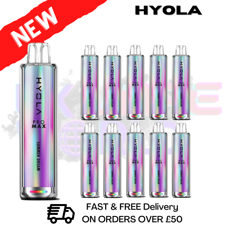 Shop Summer Dream Hyola Pro Max 6000 Puff Box Of 10 - UK Vape World