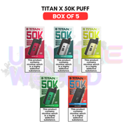 Shop Titan X 50K Puff BOX OF 5 (CLEARANCE) - £24.99