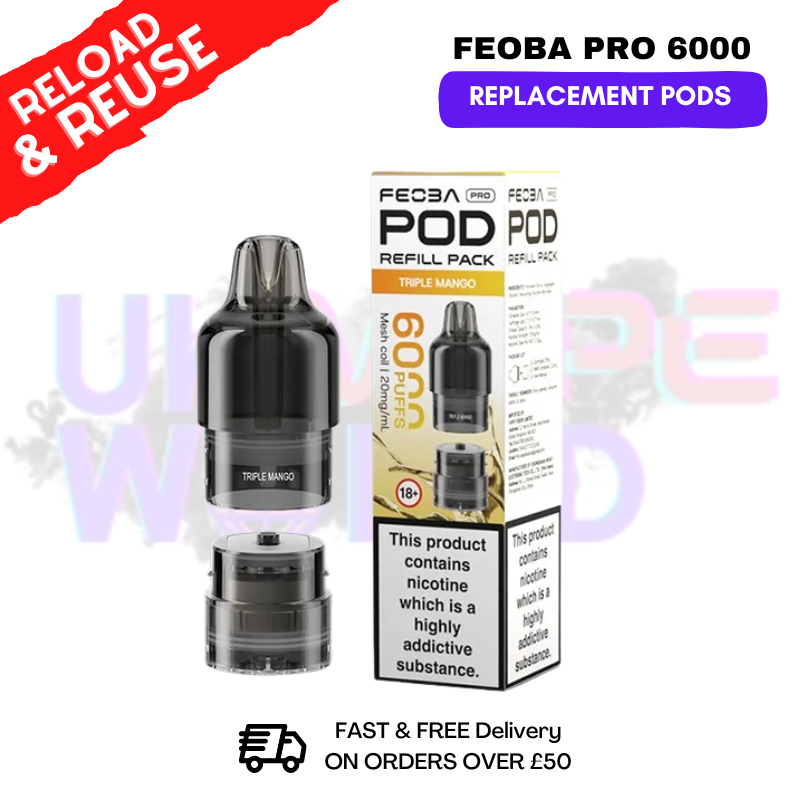Triple Mango FEOBA Pro 6000 Replacement Pods