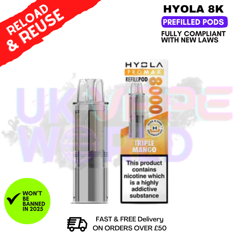 shop Triple Mango Hyola Pro Max 8000 Replacement Pod - ukvapeworld