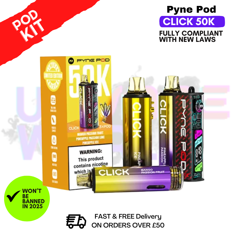 Tropical Edition Pyne Pod 50K Click Vape Pod Kit