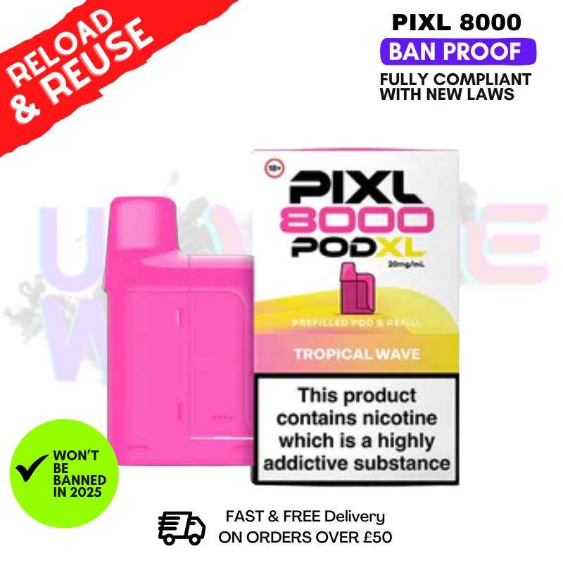 Tropical Wave Pixl 8K Replacement Pods (Refil Pack)