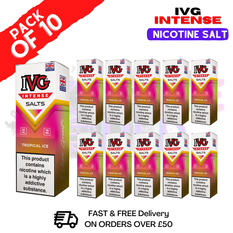 Tropical Ice IVG Intense Nic Salt Box Of 10