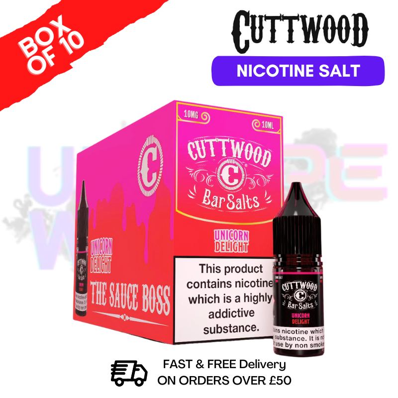 Unicorn Delight Cuttwood Bar Salt BOX OF 10 - ukvapeworld
