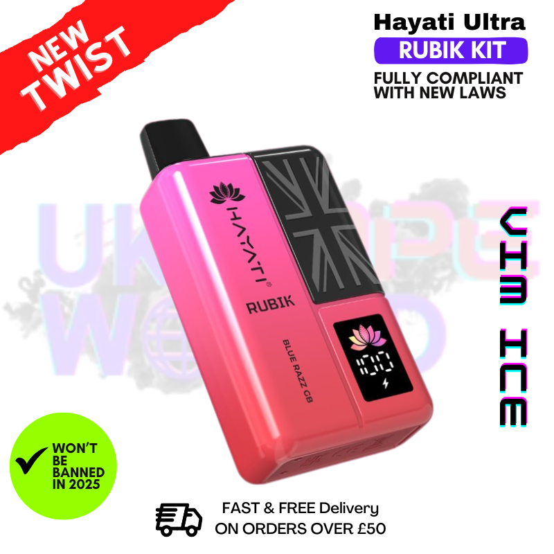 VIM ICE Hayati Rubik 7000 Puff 7K Bar - Lowest Price! VIM ICE Hayati Rubik 7000 Puff 7K Bar - Lowest Price!