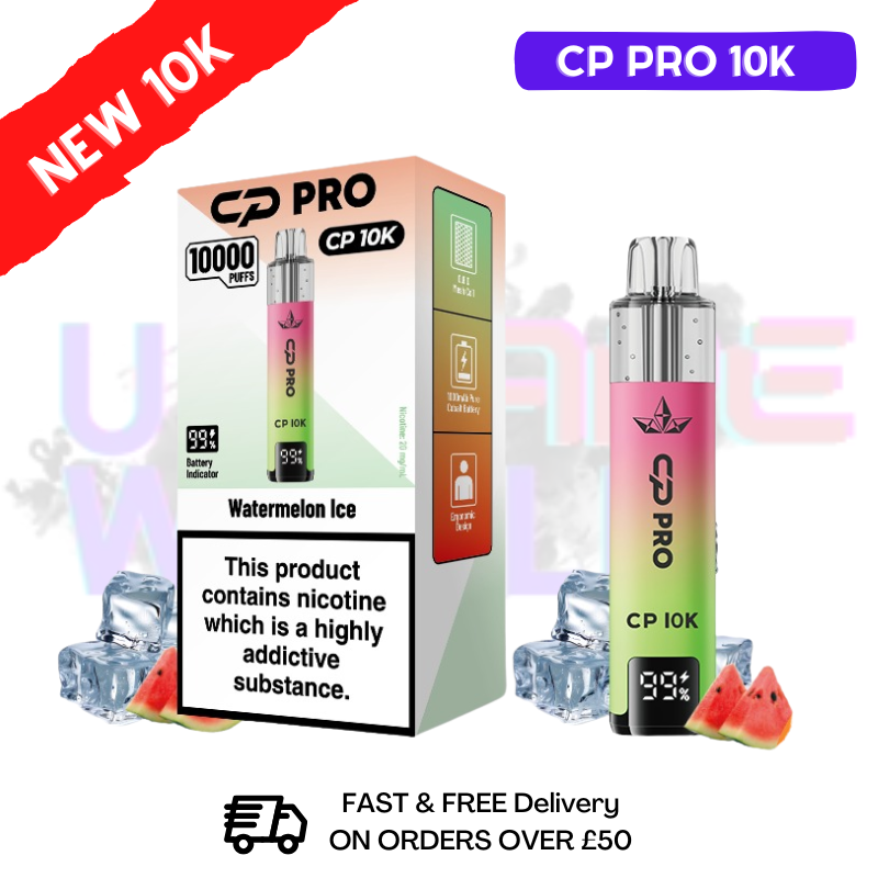 Watermelon Ice Cp Pro 10K Puff Pod Kit - ukvapeworld