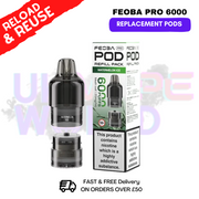 Watermelon Ice FEOBA Pro 6000 Replacement Pods - ukvapeworld
