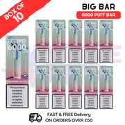 Shop Watermelon ICE Feoba Big Bar 6000 Puff 6K Box Of 10 - UK Vape World