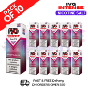 Watermelon Ice IVG Intense Nic Salt Box Of 10