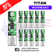 Watermelon Ice Titan 10ml Nic Salt BOX OF 10 - ukvapeworld
